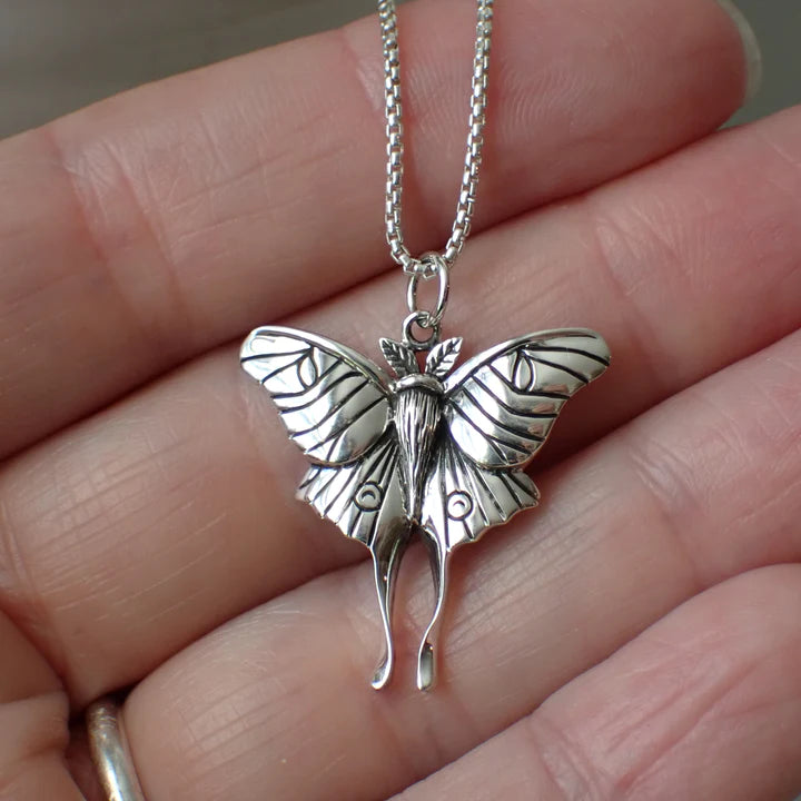 Luna Moth Necklace