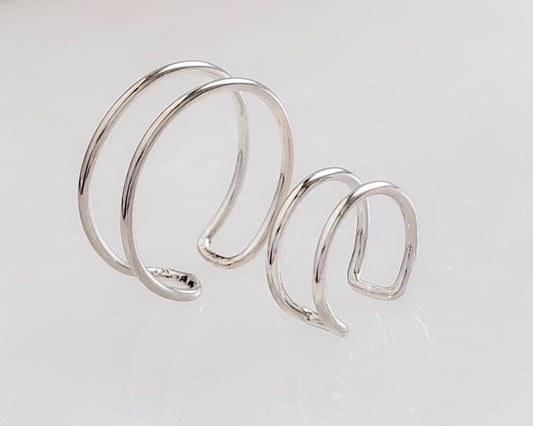 Double wire ear cuff