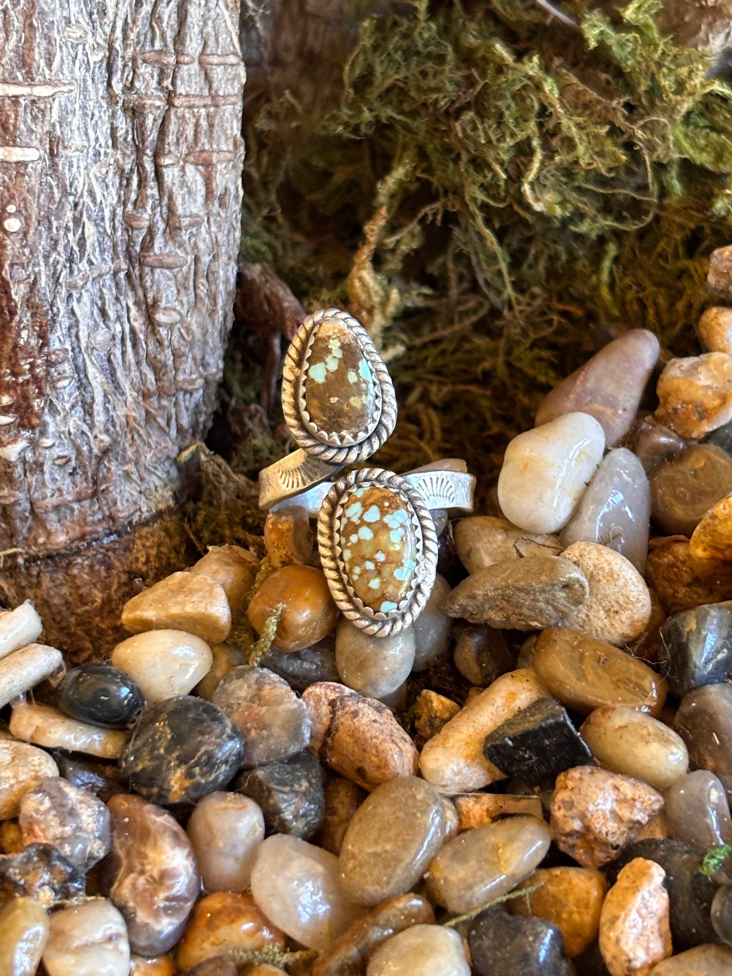 #8 Turquoise Adjustable Ring