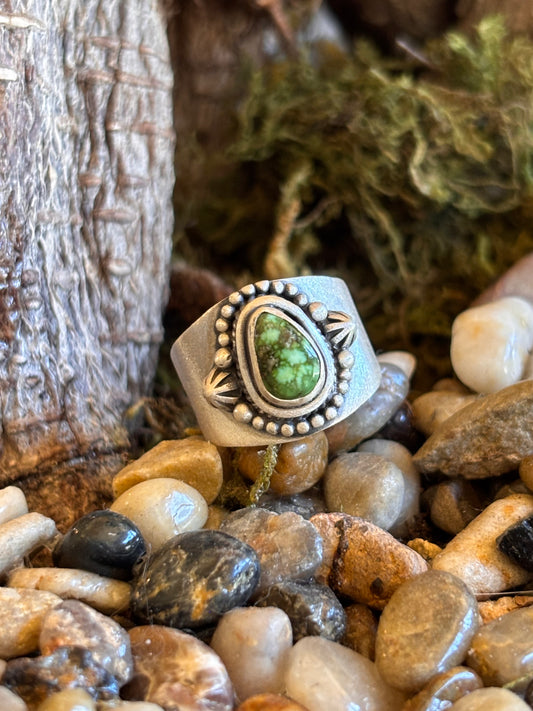 Sonoran Gold Turquoise Ring | Size 6.5