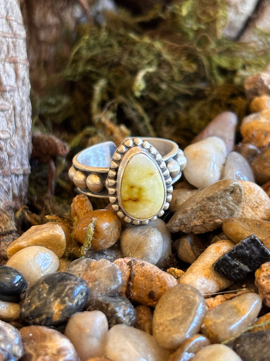 Palomino Variscite Ring | Adjustable