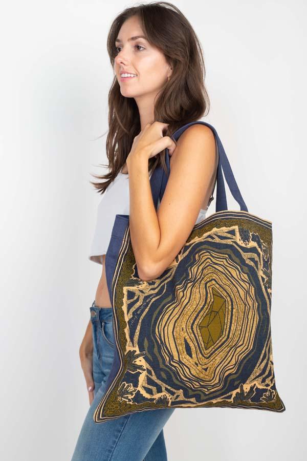 Lakhays Geode Print Tote