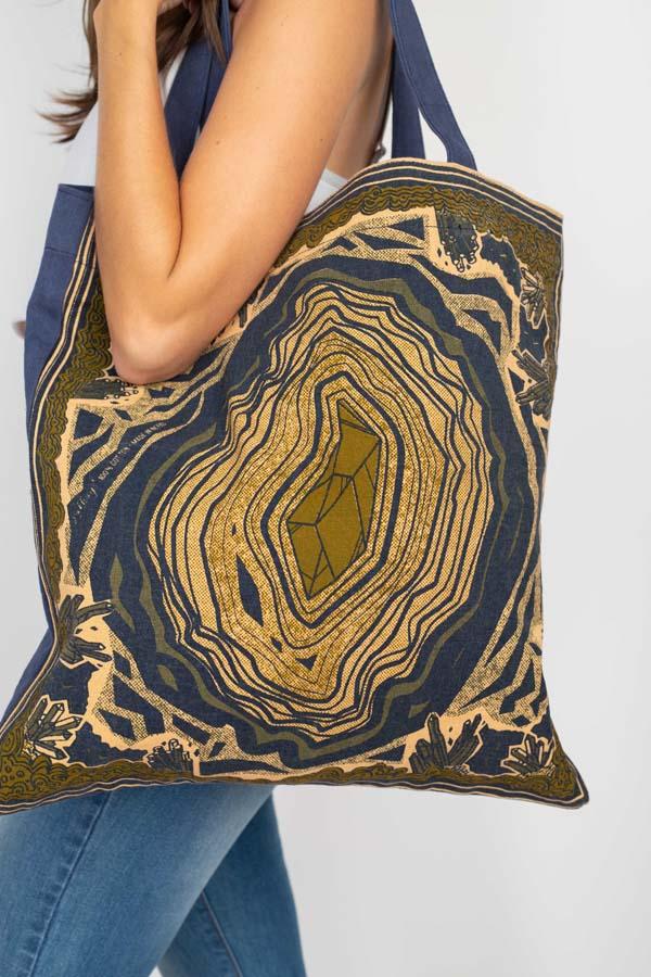 Lakhays Geode Print Tote