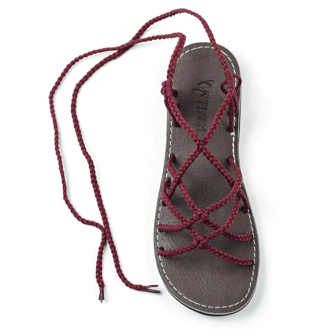 Plaka Sahara Gladiator Sandals | Sunset Sangria