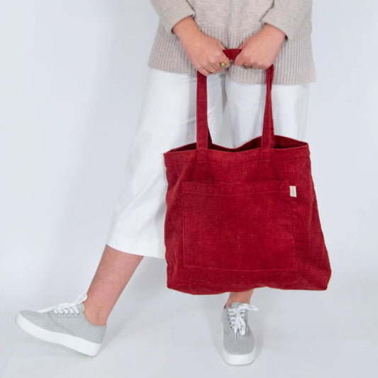 AGD Reusable Corduroy Eco Bag RED