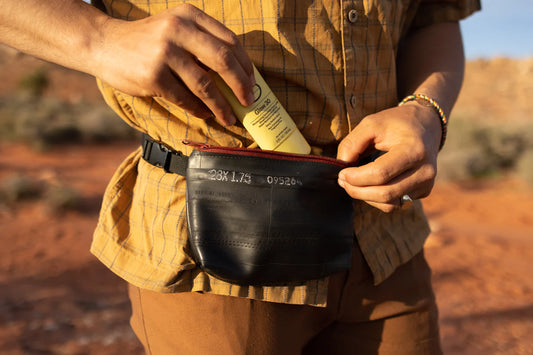 MOAB BAG CO Up-cycled Bike Tube Hip Bag