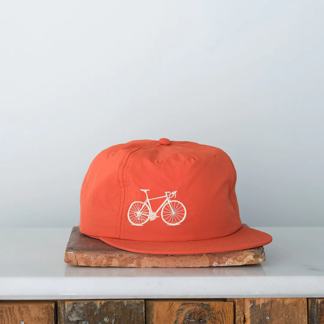 Bicycle Embroidered Nylon Trucker Cap by Vital