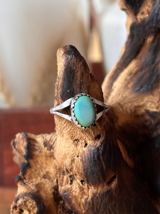 Navajo Sonoran Gold TurquoiseRing | Size 6
