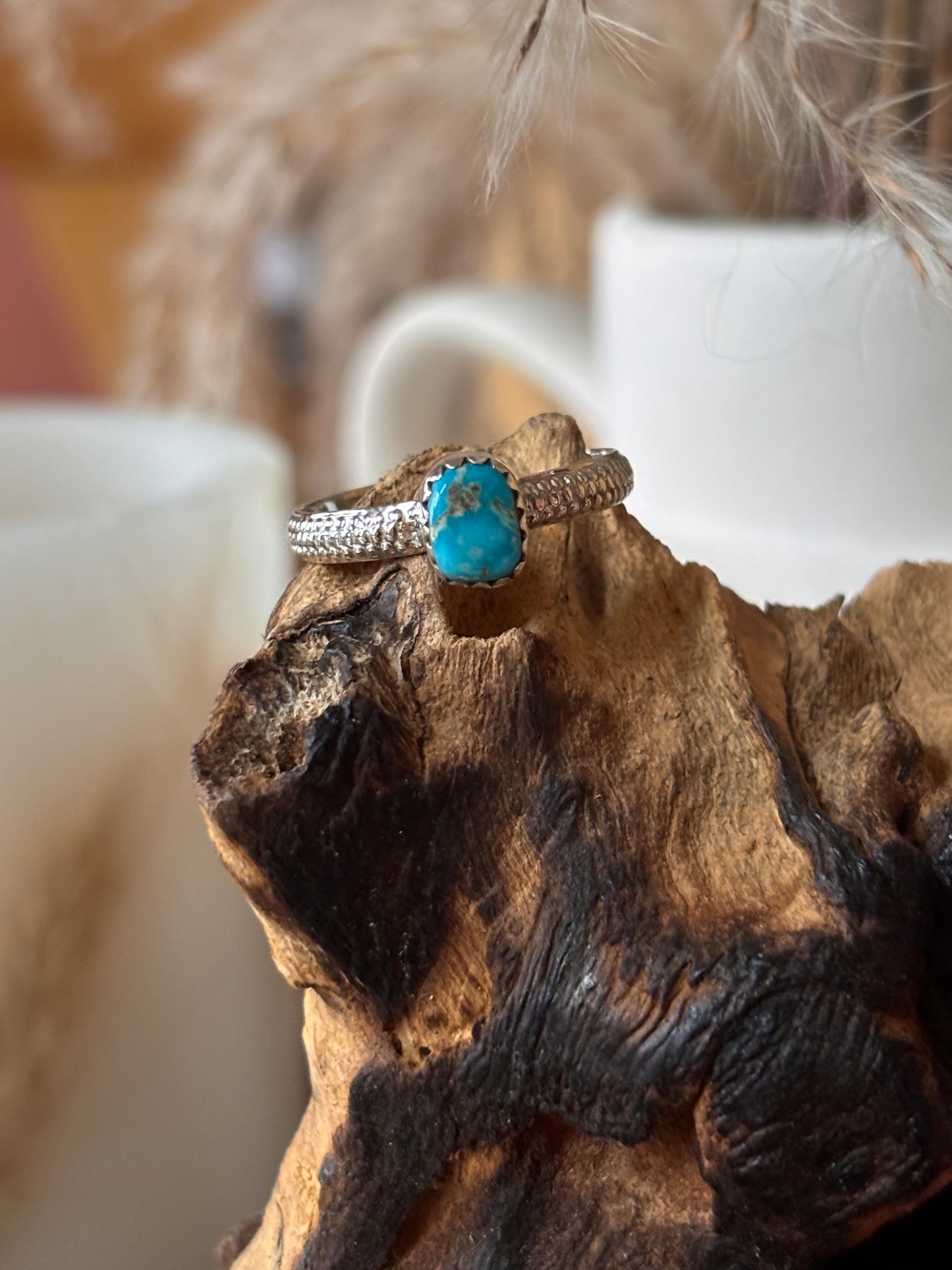 Blue Ridge Turquoise Ring | Size 8