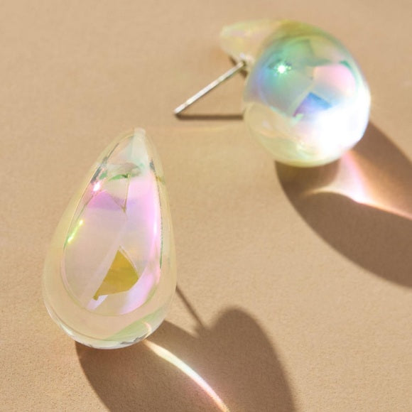 Iridescent Drop Earrings