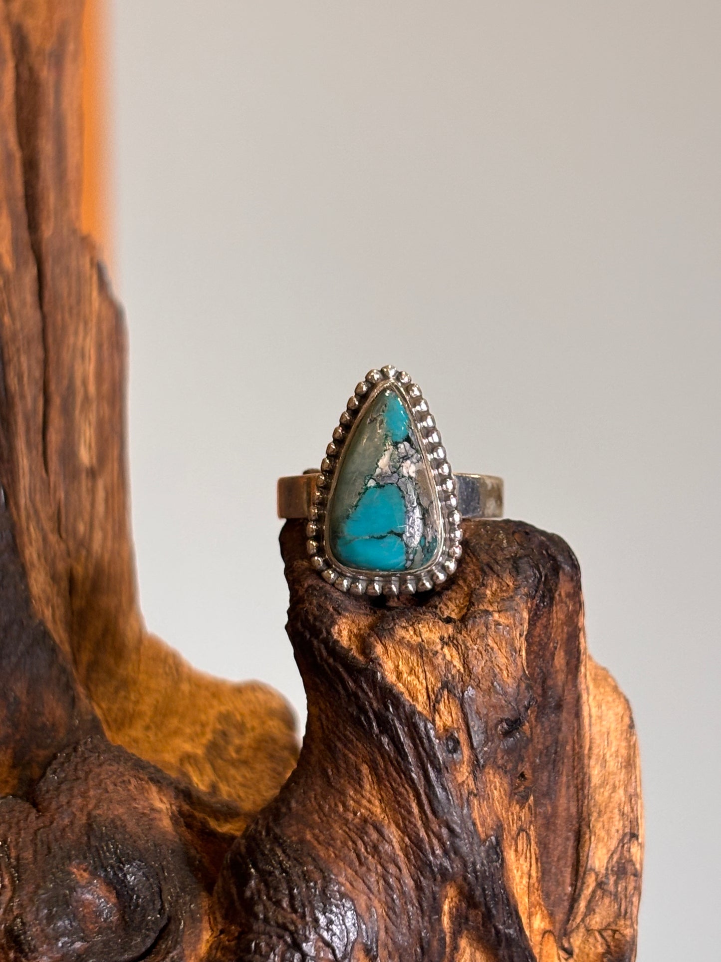 Tibetan Turquoise Ring | Size 7