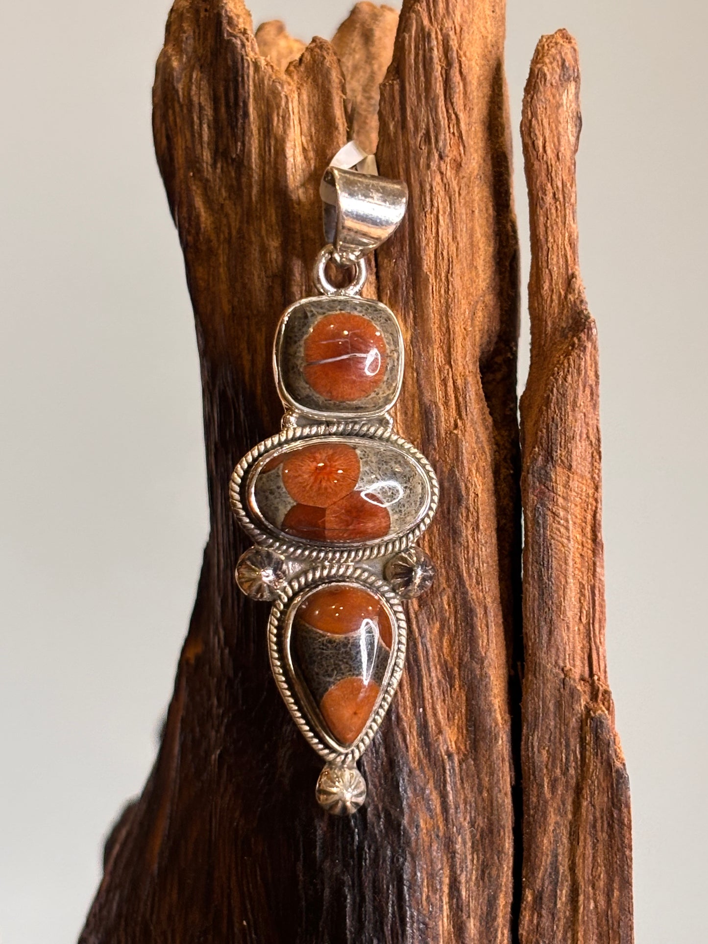 Peanut Obsidian Jasper Pendant
