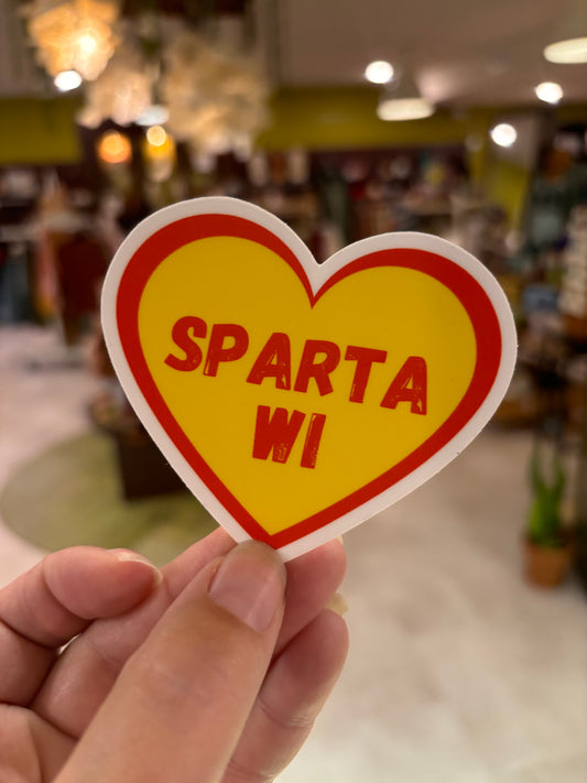 Sparta Heart Sticker