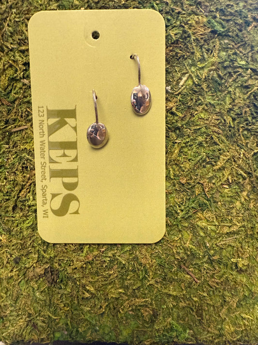 Simple Vintage Silver Earrings