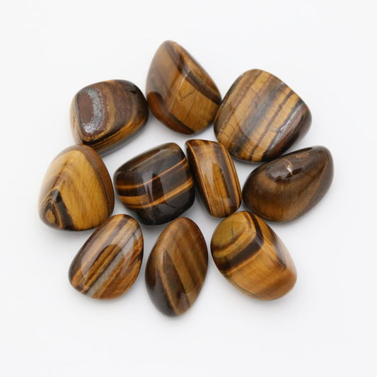 Tigers Eye Tumbled