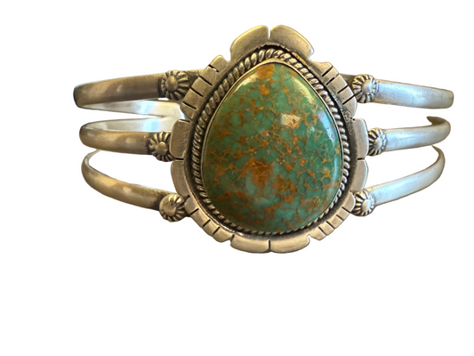 Royston Turquoise & Sterling Silver Cuff