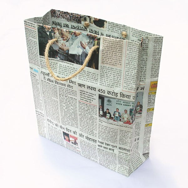 Newspaper Gift Bag