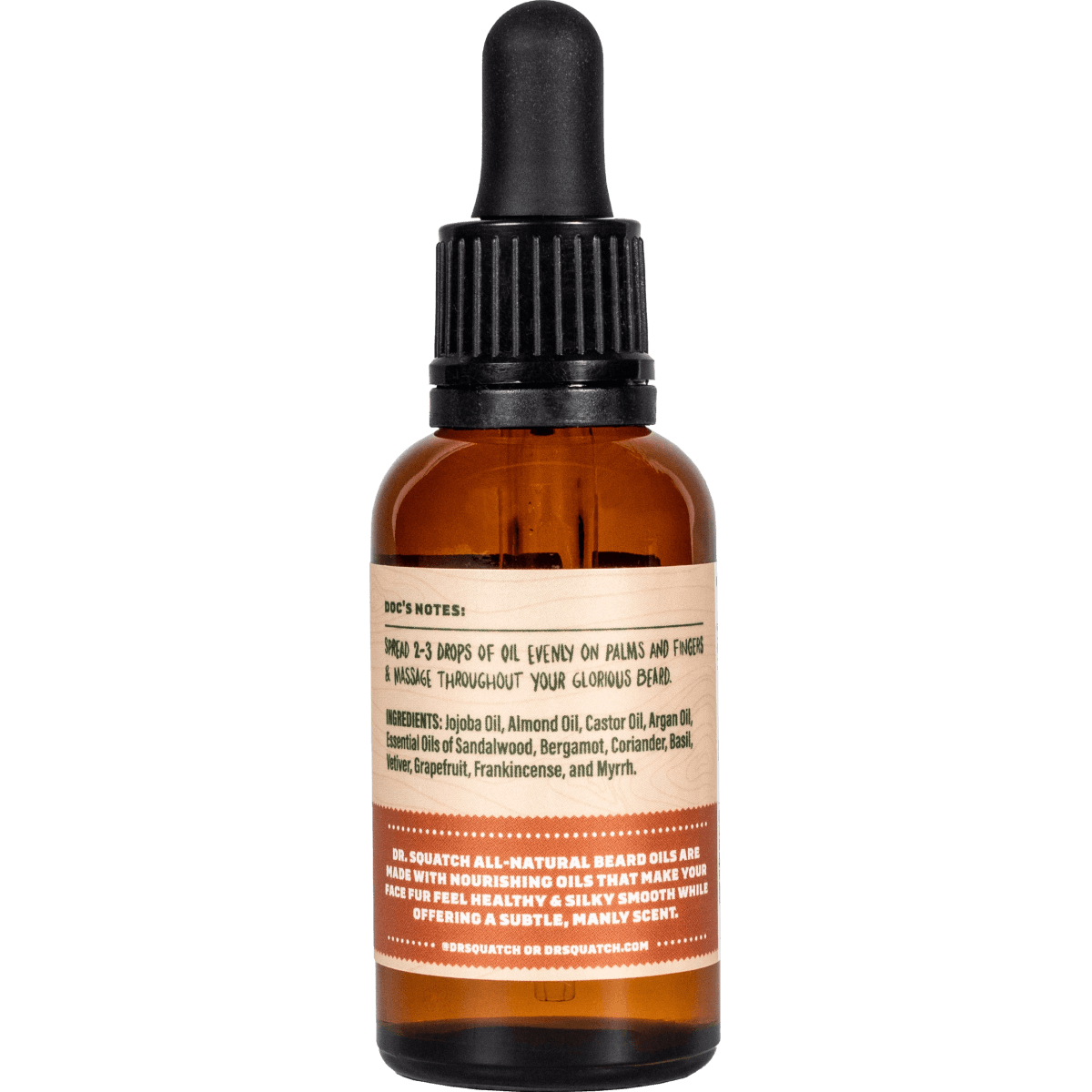 Dr. Squatch Men’s Natural Beard Oil