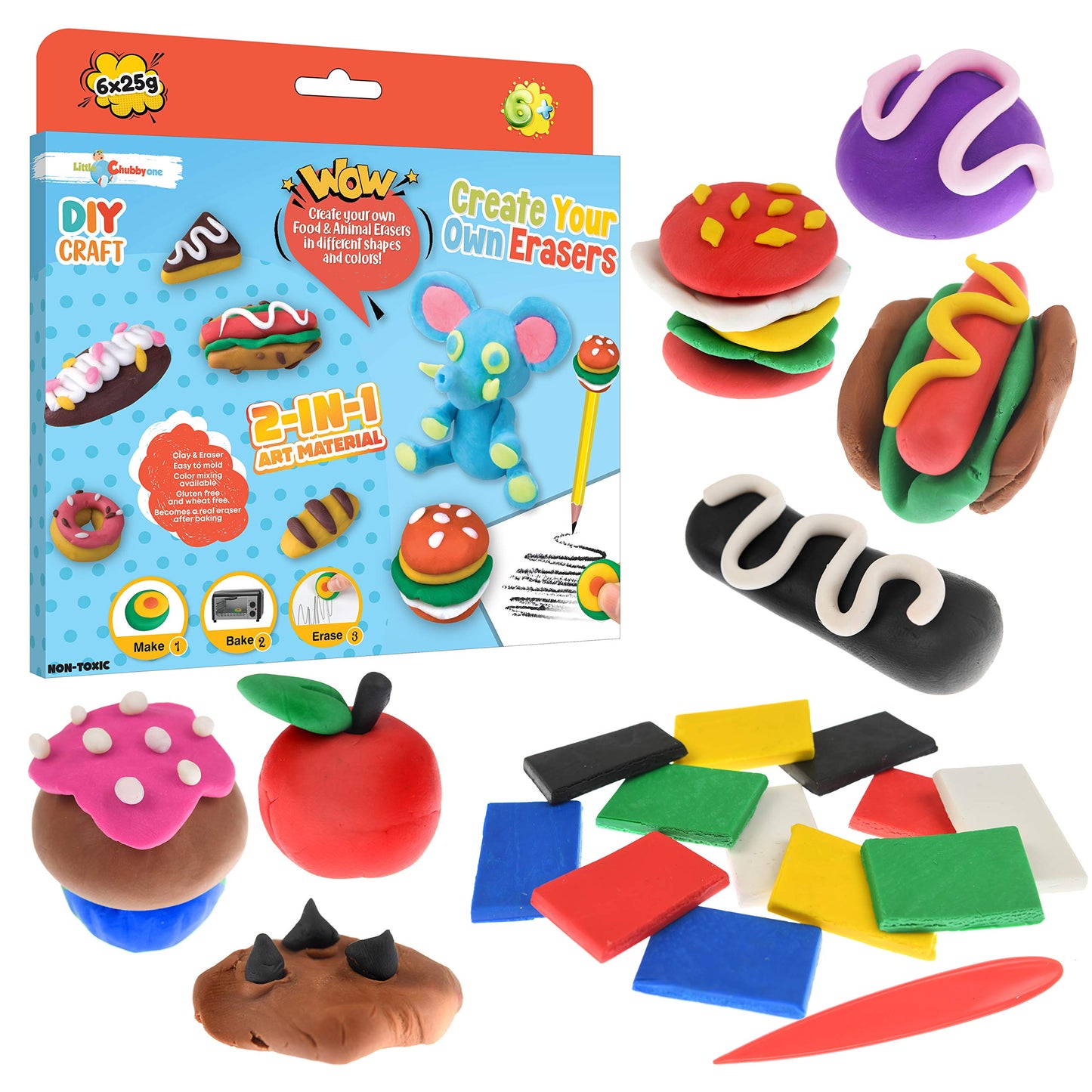 Create Your Own Erasers Food Series