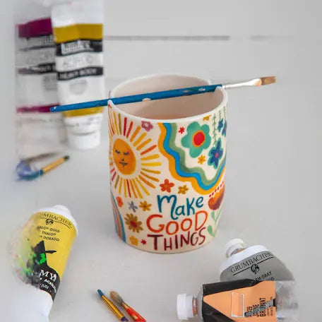 Make Good Things Ceramic Painter’s Cup