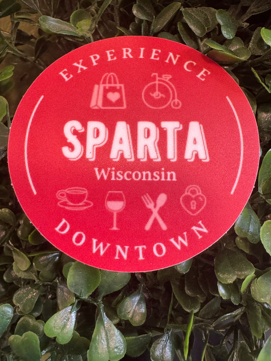 Experience Downtown Sparta Sticker