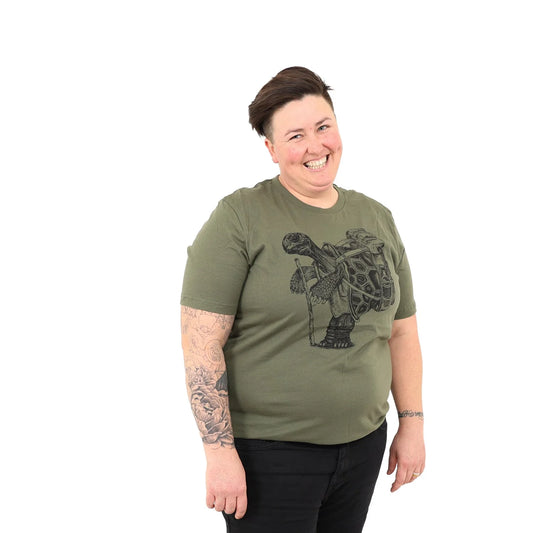 Hiking Tortoise Tee | by Slow Loris