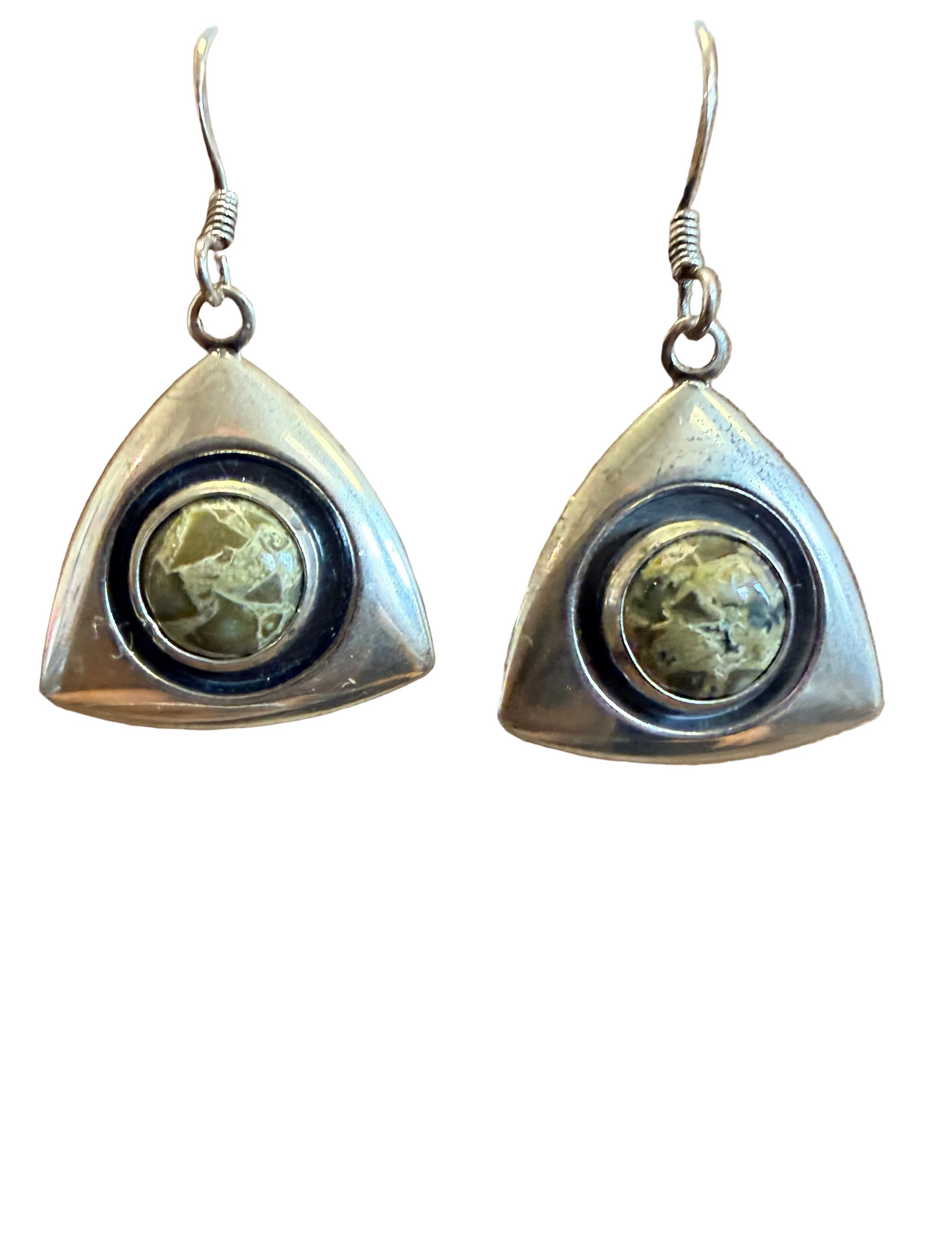 Sterling Silver & Stone Earrings