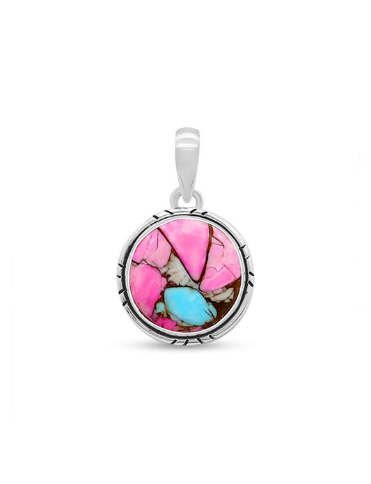 Cotton Candy Turquoise Pendant