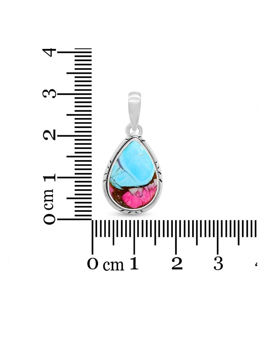 Cotton Candy Turquoise Pendant