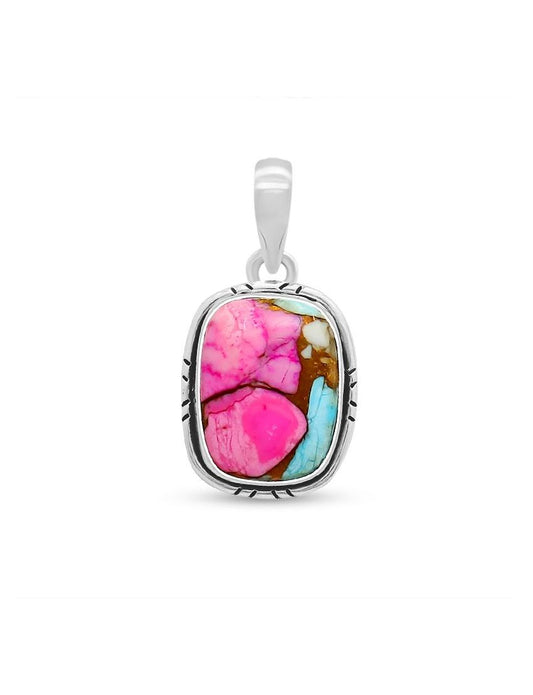 Cotton Candy Turquoise Pendant