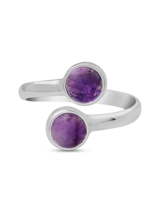 Amethyst (6x6) Ring | Size L