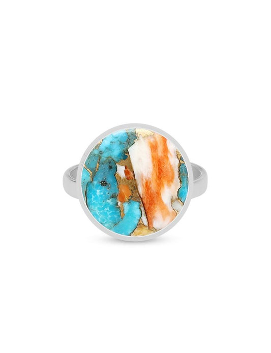 Oyster Turquoise Ring | Adjustable
