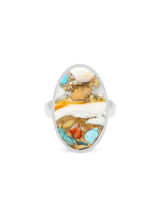 Oyster Turquoise Ring | Adjustable