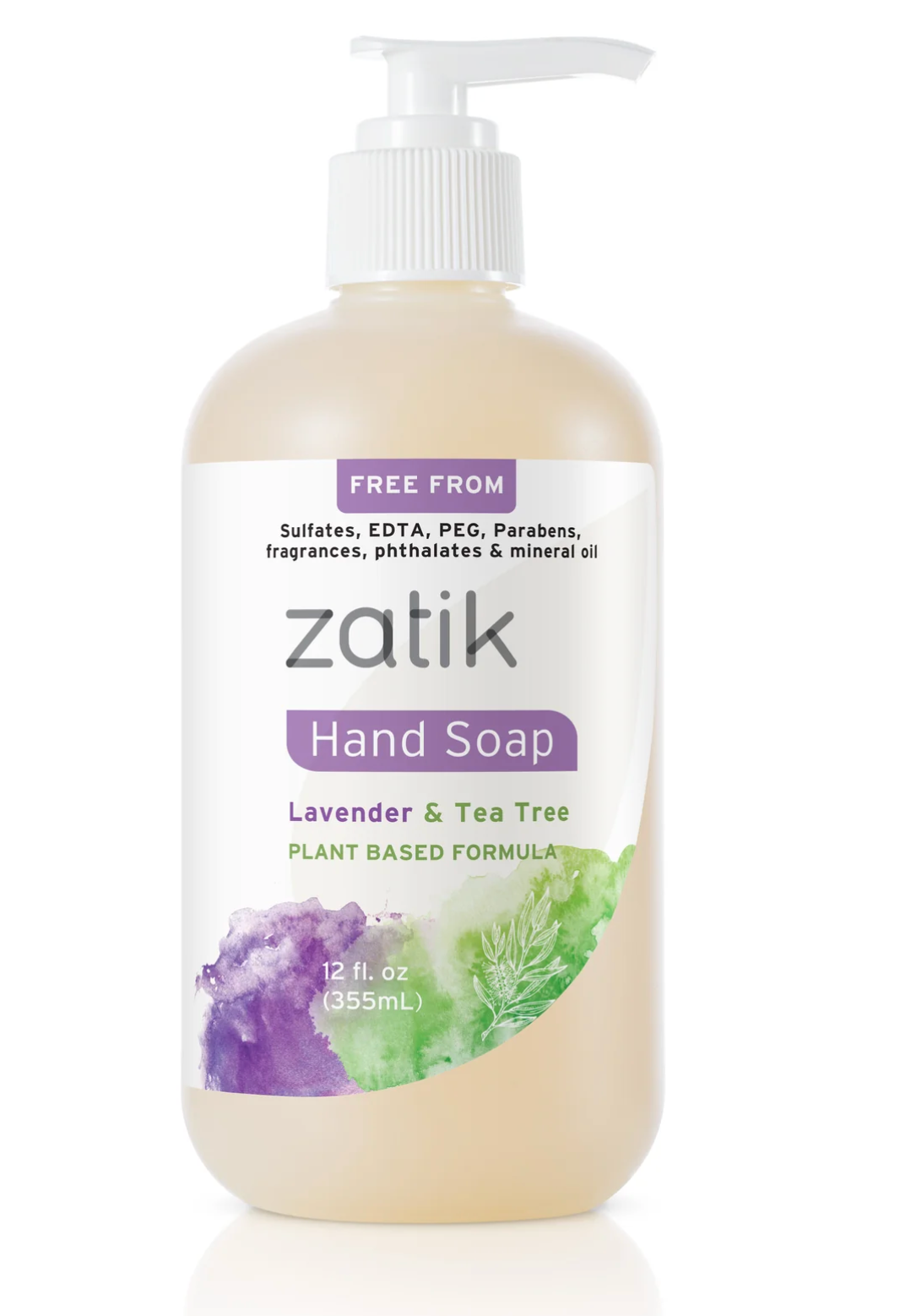 Zatik Lavender & Tea Tree Liquid Hand Soap