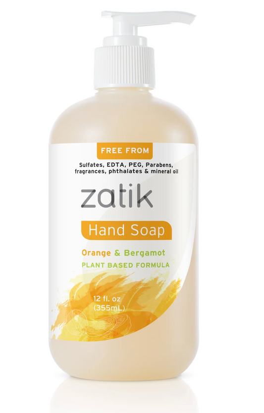 Zatik Orange & Bergamot Liquid Hand Soap