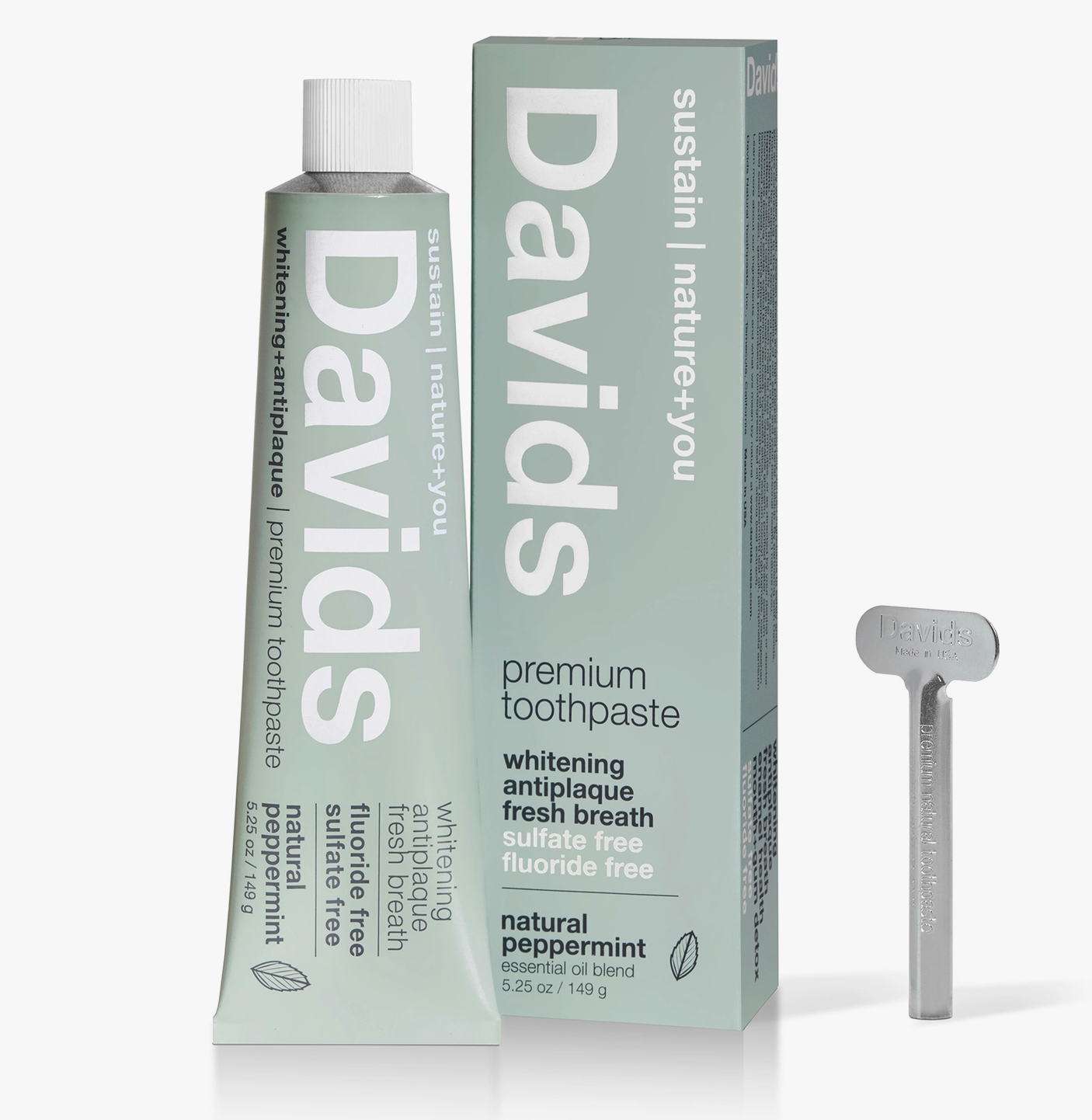 Davids Premium Toothpaste / Peppermint