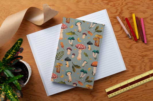 Mushroom Garden Classic Layflat Journal Notebook