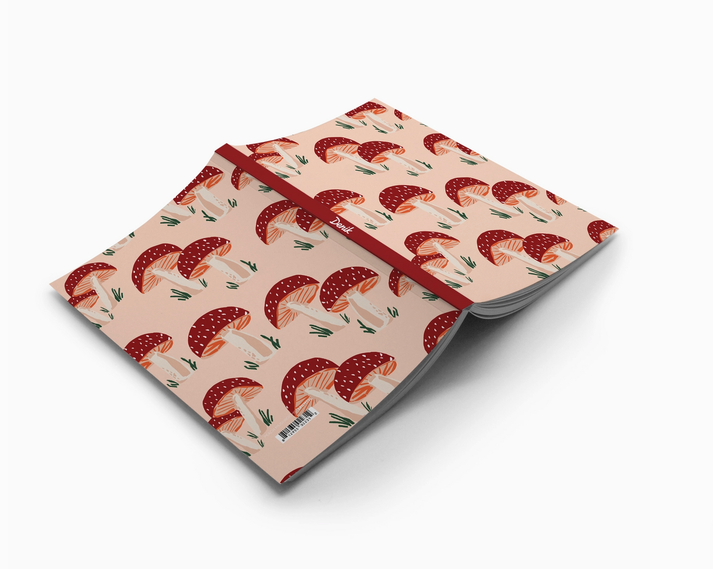 Peach Mushrooms Classic Layflat Journal Notebook