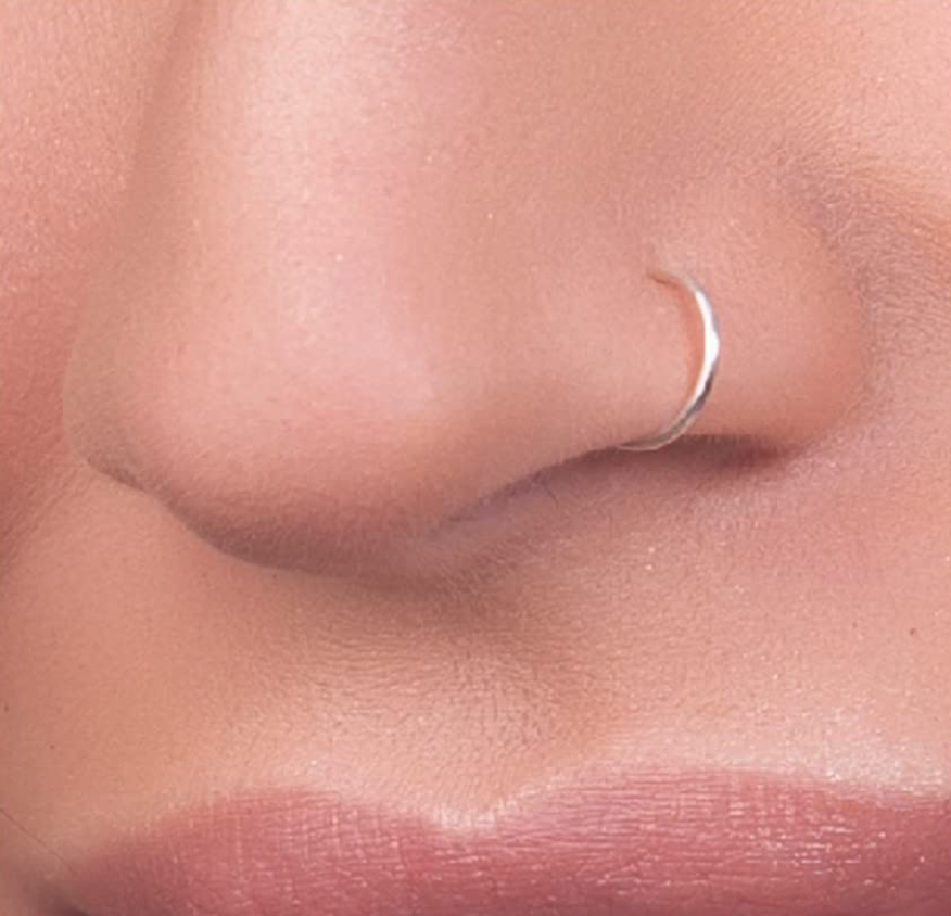 Sterling Silver Nose Hoop