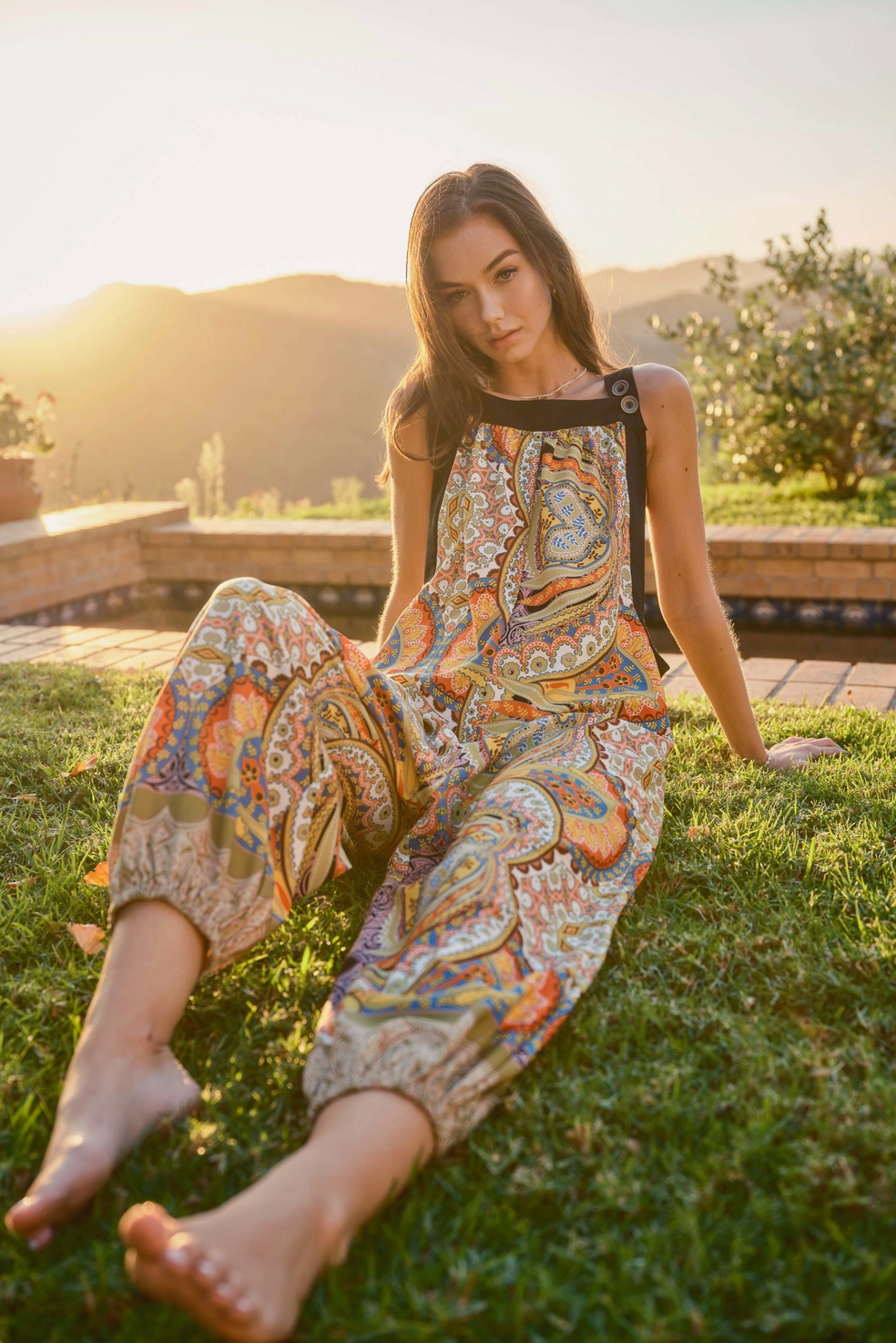 Bohemian Relax Fit Jumpsuit (Color Options)