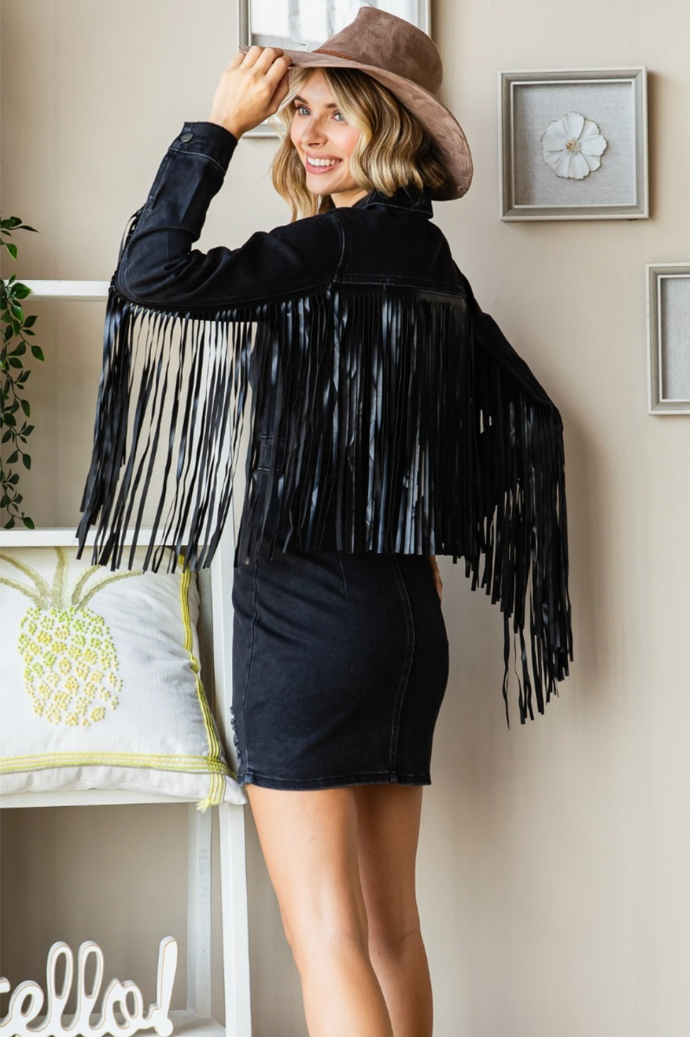 Fringe Western Mini Dress