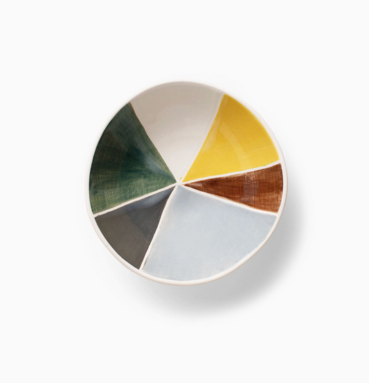 Color Wheel Round Dish