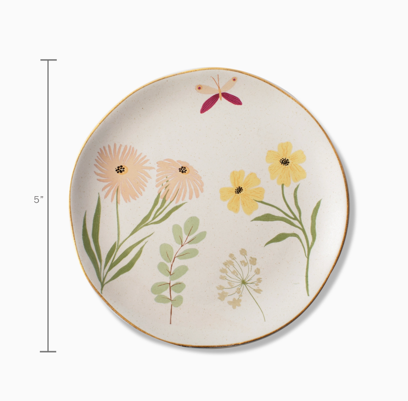 Stoneware Botanica Round Medium Tray