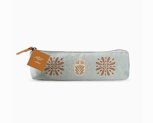 Flat Bottom Beetle Pencil Pouch