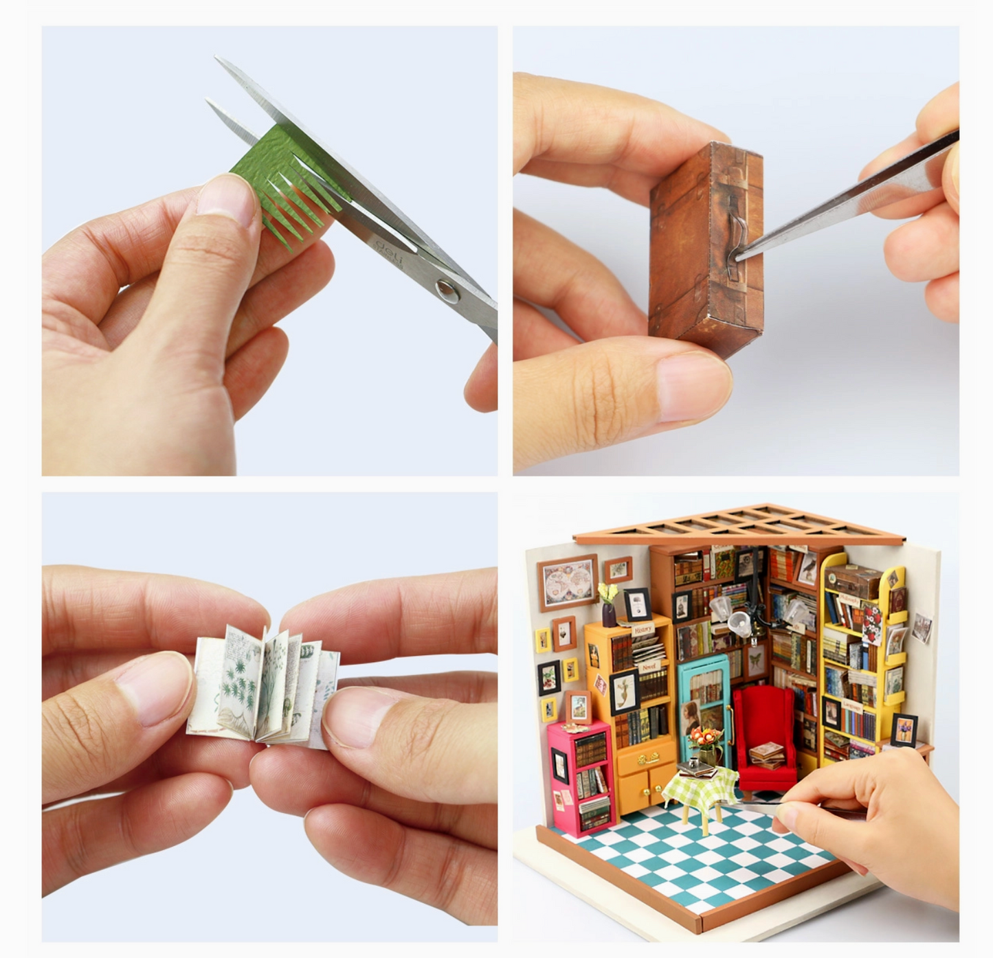 Sam's Study: DIY Miniature House Kit