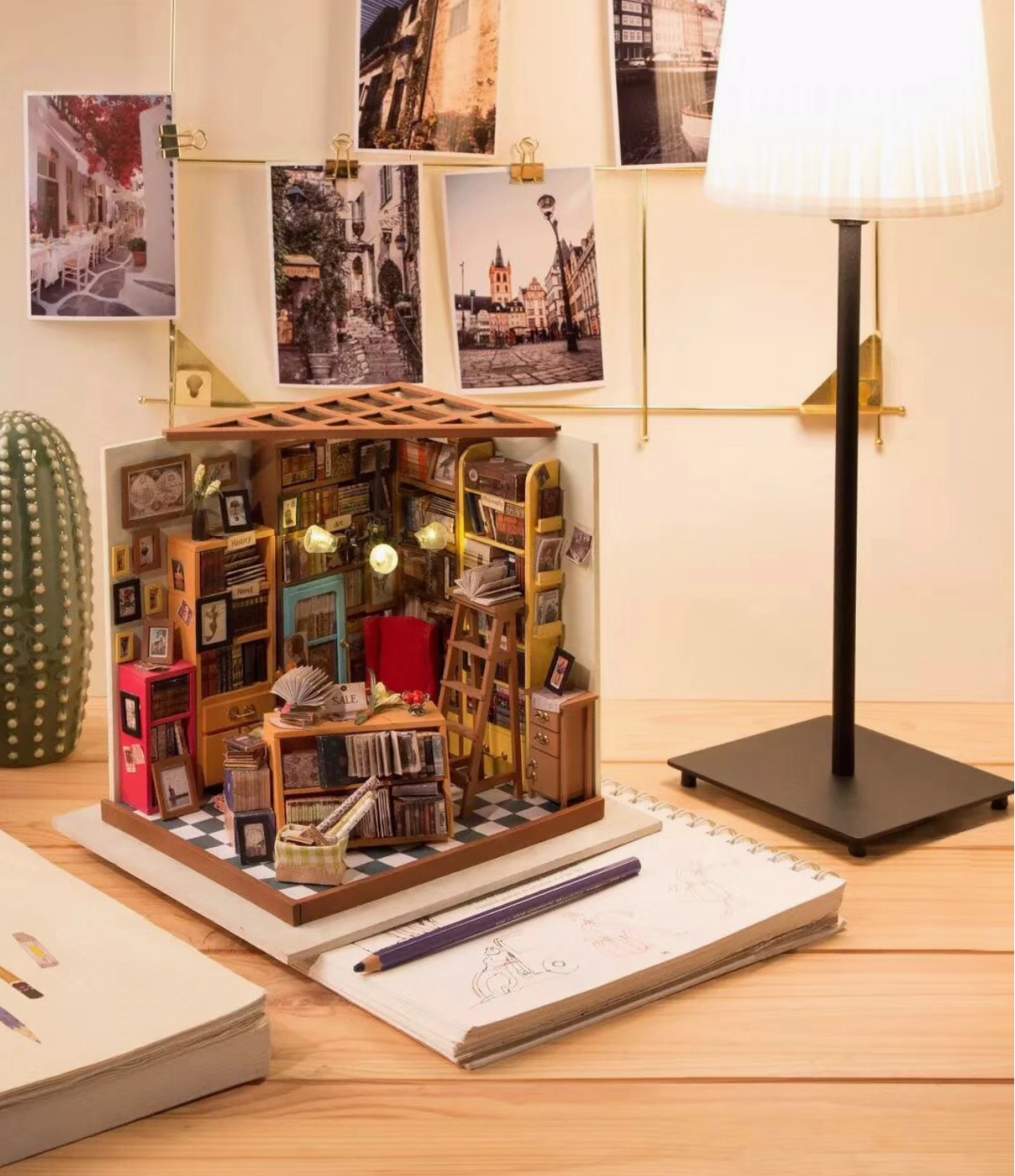 Sam's Study: DIY Miniature House Kit