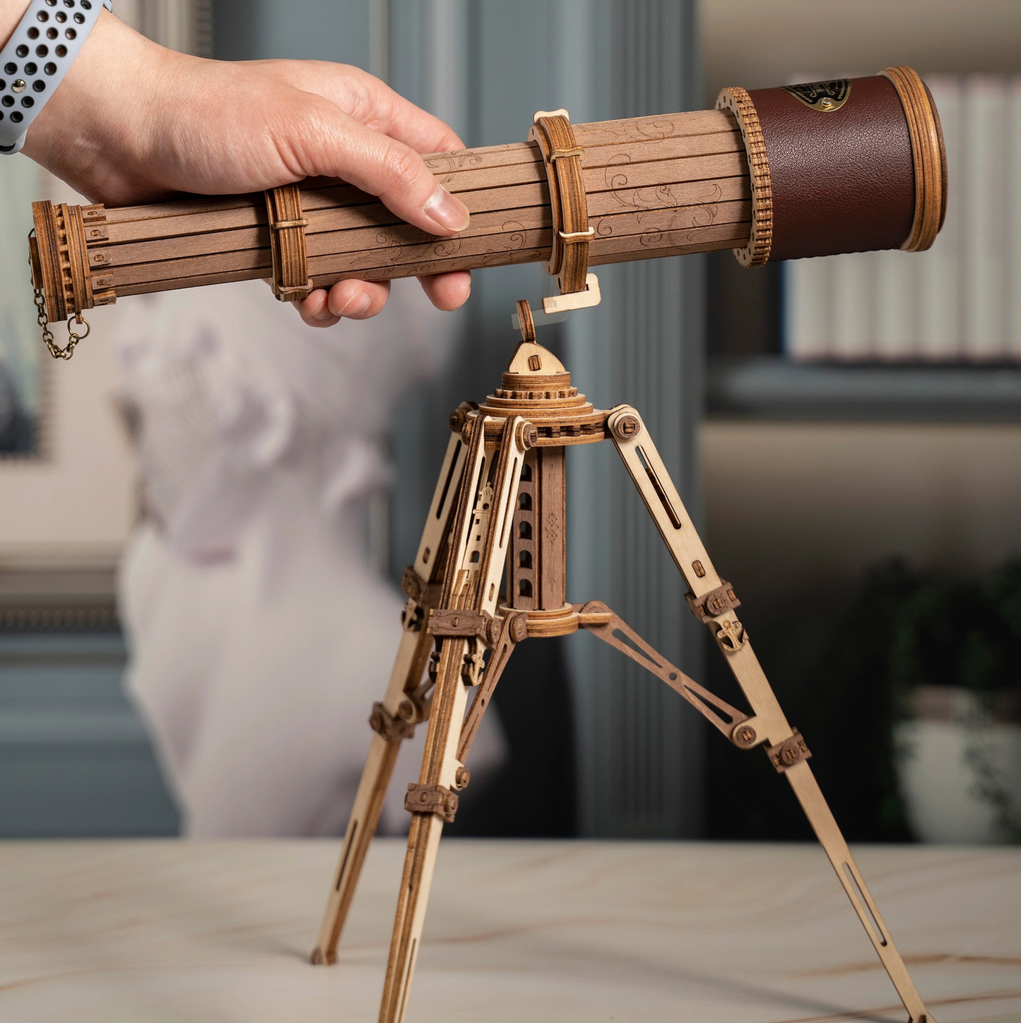 Monocular Telescope: Diy Wooden Puzzle: