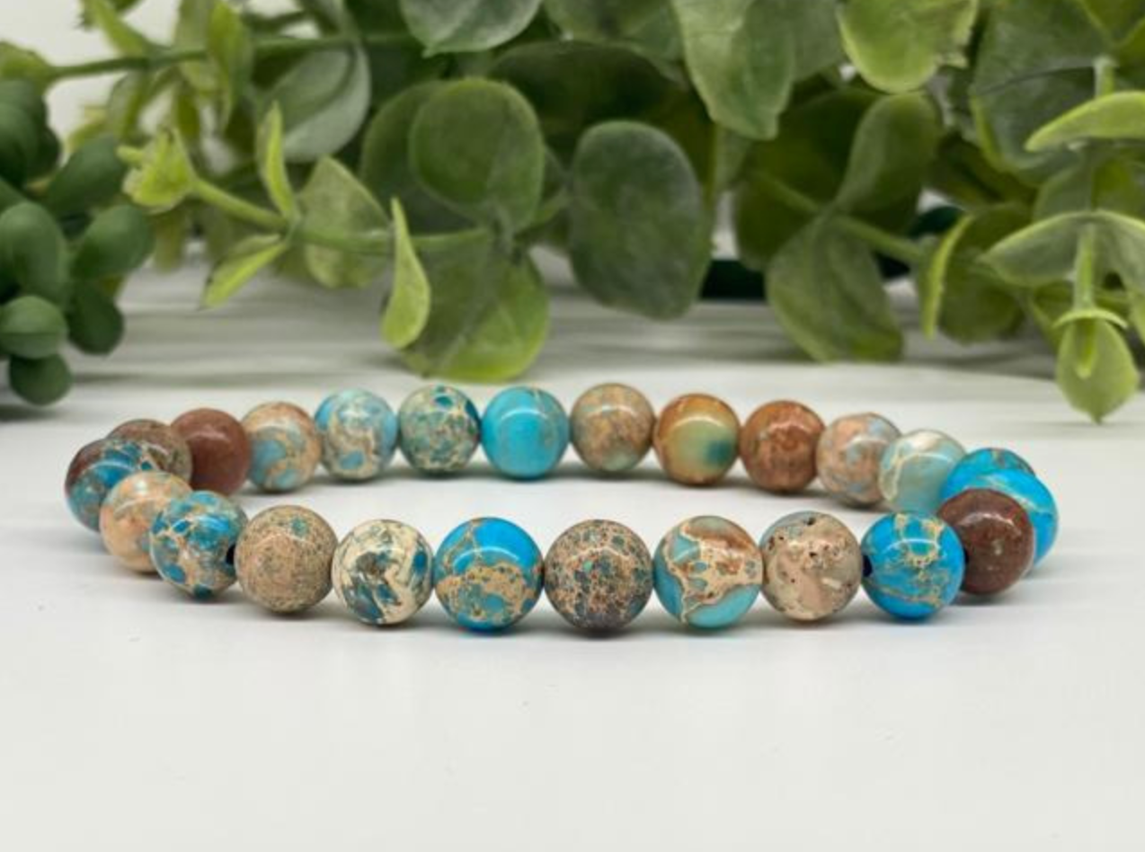 6mm Natural Gemstone Stretchable Bracelets