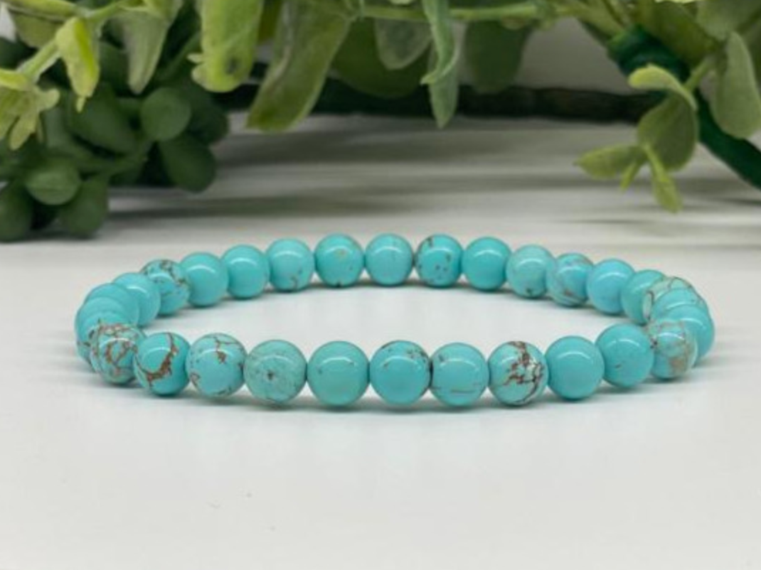 6mm Natural Gemstone Stretchable Bracelets