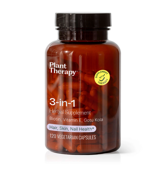3-in-1 Hair, Skin & Nails Herbal Supplement - 120 Capsules